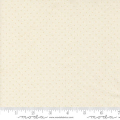 Butternut & Sage Cream Pindot Yardage by Fig Tree & Co. for Moda Fabrics