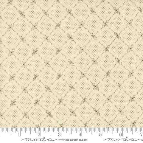 Butternut & Sage Cream Earth Autumn Trellis Yardage by Fig Tree & Co. for Moda Fabrics