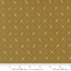 Butternut & Sage Olive Autumn Trellis Yardage by Fig Tree & Co. for Moda Fabrics