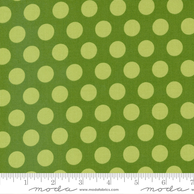 Favorite Things Evergreen Dots yardage by Sherri & Chelsi for Moda Fabrics
