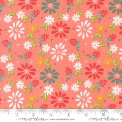 Raspberry Summer Carnation Spring Berries Yardage by Sherri & Chelsi for Moda Fabrics