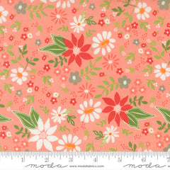 Poinsettia & Pear Carnation Poinsettia Yardage by Sherri & Chelsi for Moda Fabrics