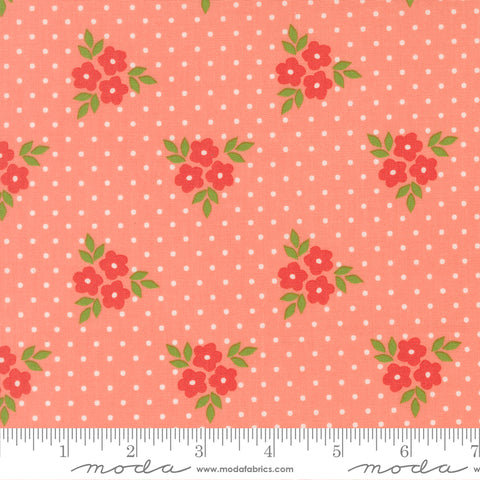 Poinsettia & Pear Carnation Bouquet Yardage by Sherri & Chelsi for Moda Fabrics