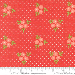 Poinsettia & Pear Geranium Bouquet Yardage by Sherri & Chelsi for Moda Fabrics