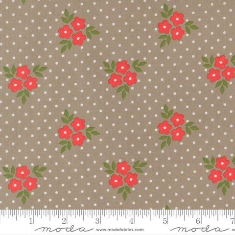 Poinsettia & Pear Stone Bouquet Yardage by Sherri & Chelsi for Moda Fabrics