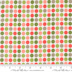 Poinsettia & Pear Cloud Dots Yardage by Sherri & Chelsi for Moda Fabrics
