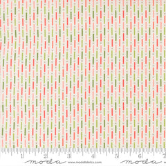 Poinsettia & Pear Cloud Candy Stripe Yardage by Sherri & Chelsi for Moda Fabrics