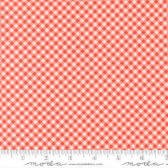 Poinsettia & Pear Geranium Gingham Yardage by Sherri & Chelsi for Moda Fabrics