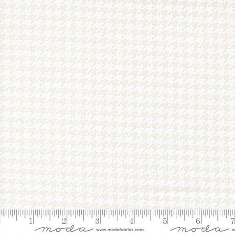 Poinsettia & Pear Cloud White Houndstooth Yardage by Sherri & Chelsi for Moda Fabrics