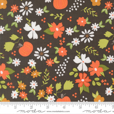 Birch & Willow Charcoal Pumpkin Patch Yardage by Sherri & Chelsi for Moda Fabrics