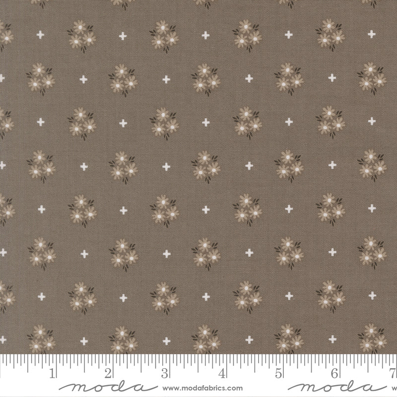 Birch & Willow Slate Blooms Yardage by Sherri & Chelsi for Moda Fabrics