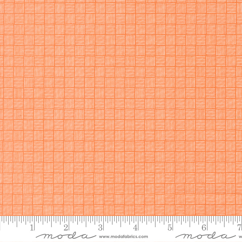 Birch & Willow Pumpkin Crosshatch Yardage by Sherri & Chelsi for Moda Fabrics