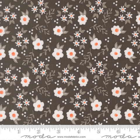 Birch & Willow Charcoal Mums Yardage by Sherri & Chelsi for Moda Fabrics