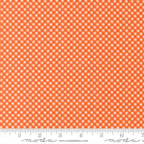 Birch & Willow Pumpkin Gingham Yardage by Sherri & Chelsi for Moda Fabrics