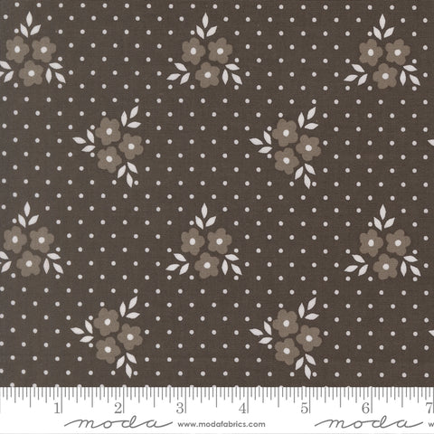 Birch & Willow Charcoal Autumn Florals Yardage by Sherri & Chelsi for Moda Fabrics