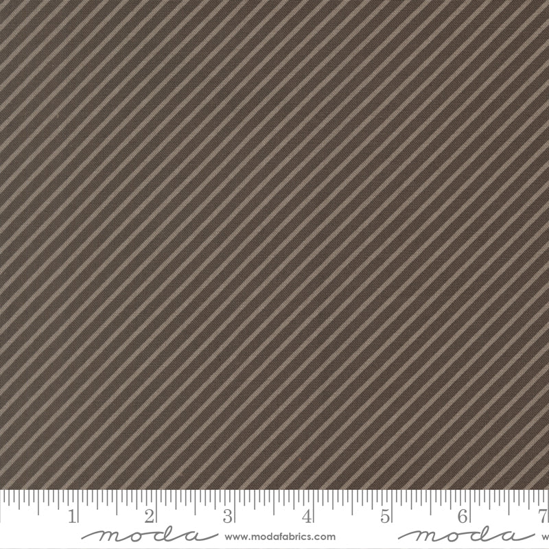 Birch & Willow Charcoal Stripe Yardage by Sherri & Chelsi for Moda Fabrics