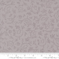 Chirp Dove Trace A Bird yardage by Elena Amo for Moda Fabrics