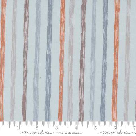 Chirp Sky Just Stripes yardage by Elena Amo for Moda Fabrics