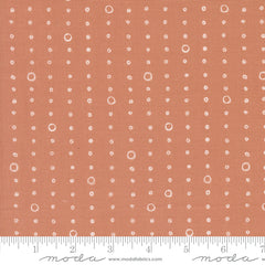 Chirp Clay Dots And Circles yardage by Elena Amo for Moda Fabrics