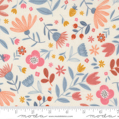 Blossoms & Blooms Pearl Flowers Yardage by Elena Amo for Moda Fabrics