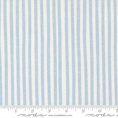 Blossoms & Blooms Powder Blue Stripes Yardage by Elena Amo for Moda Fabrics