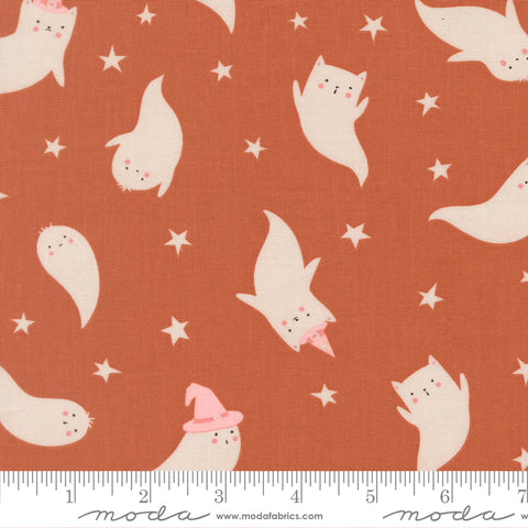 Purrs & Boos Spice Ghost Yardage by Elena Amo for Moda Fabrics