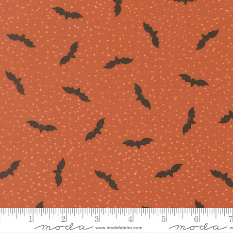 Purrs & Boos Spice Bats Yardage by Elena Amo for Moda Fabrics
