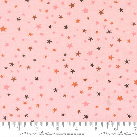 Purrs & Boos Purrfect Pink Stars Yardage by Elena Amo for Moda Fabrics