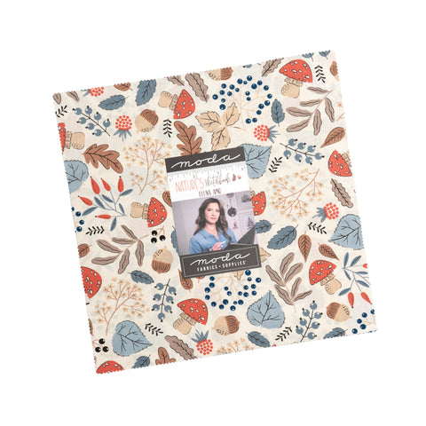 PREORDER Nature's Sketchbook Layer Cake by Elena Amo for Moda Fabrics