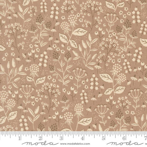 Nature's Sketchbook Pebble Leaves and Berries Yardage by Elena Amo for Moda Fabrics