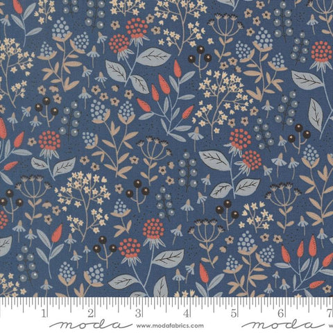 Nature's Sketchbook Twilight Leaves and Berries Yardage by Elena Amo for Moda Fabrics