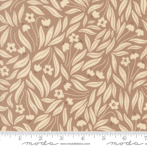 Nature's Sketchbook Pebble Flowy Flowers Yardage by Elena Amo for Moda Fabrics