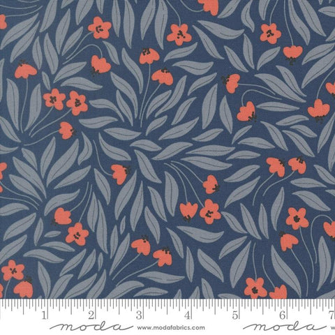 Nature's Sketchbook Twilight Flowy Flowers Yardage by Elena Amo for Moda Fabrics