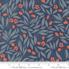 Nature's Sketchbook Twilight Flowy Flowers Yardage by Elena Amo for Moda Fabrics