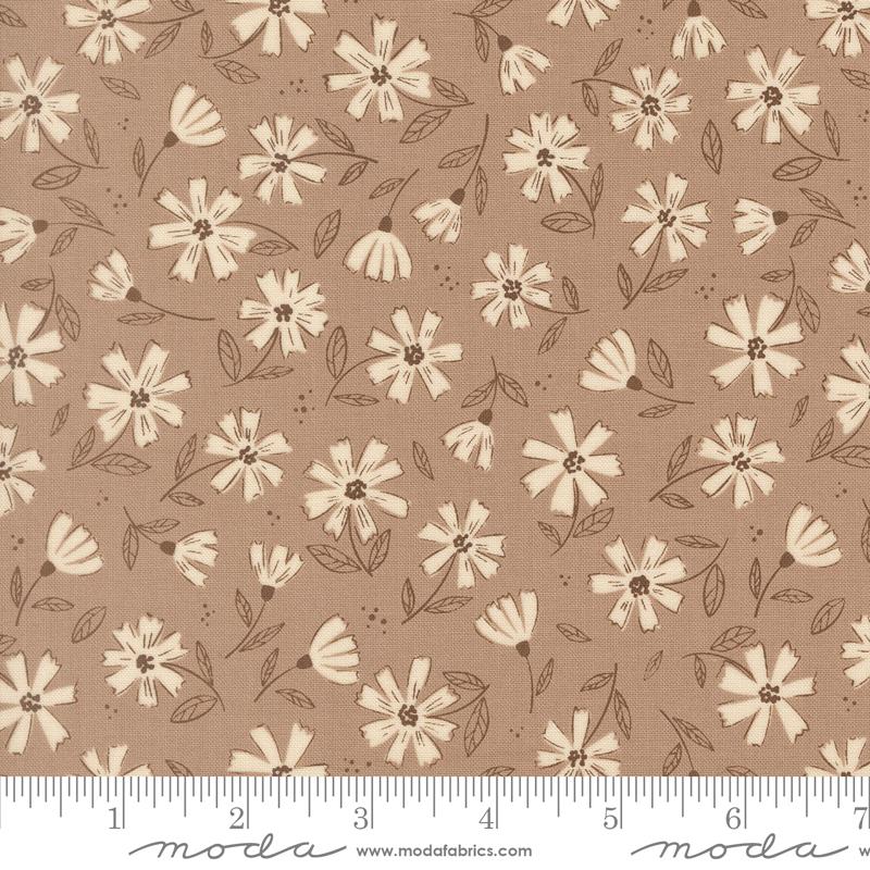 Nature's Sketchbook Pebble Flowers Yardage by Elena Amo for Moda Fabrics