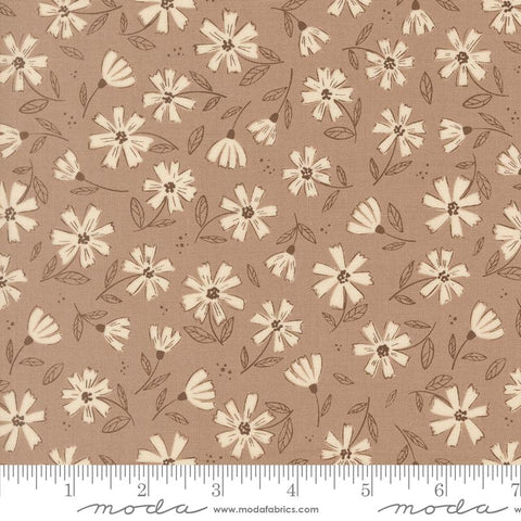 Nature's Sketchbook Pebble Flowers Yardage by Elena Amo for Moda Fabrics