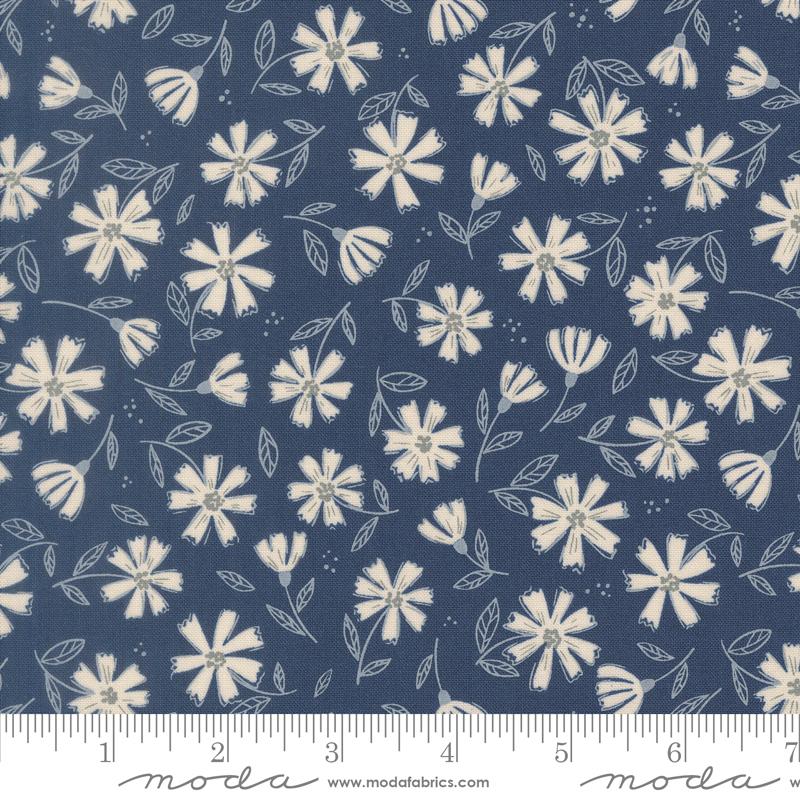 Nature's Sketchbook Twilight Flowers Yardage by Elena Amo for Moda Fabrics