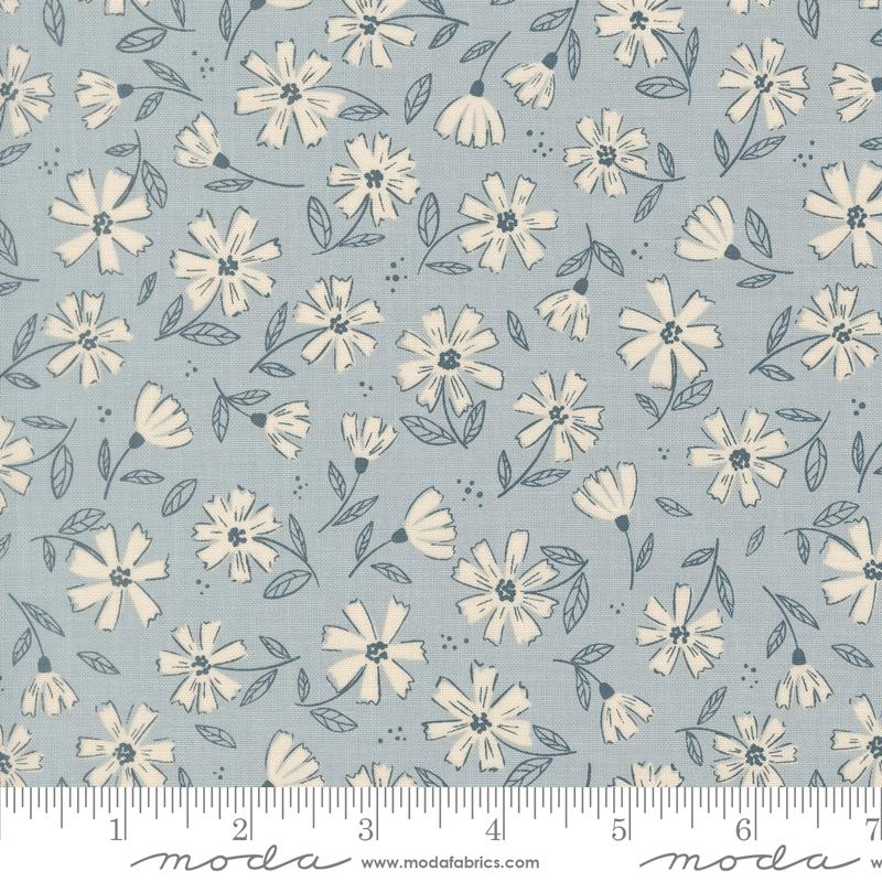 Nature's Sketchbook Sky Flowers Yardage by Elena Amo for Moda Fabrics