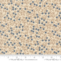 Nature's Sketchbook Pearl Blueberry Yardage by Elena Amo for Moda Fabrics