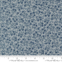 Nature's Sketchbook Pebbley Sky Blueberry Yardage by Elena Amo for Moda Fabrics