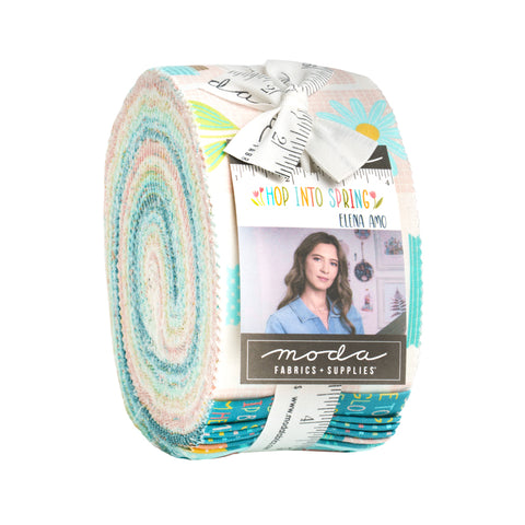 PREORDER Hop Into Spring Jelly Roll by Elena Amo for Moda Fabrics