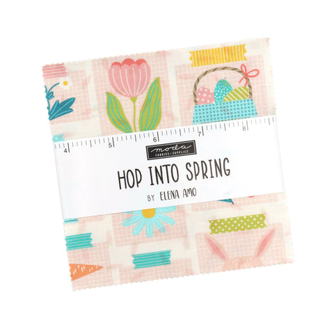 PREORDER Hop Into Spring Charm Pack by Elena Amo for Moda Fabrics