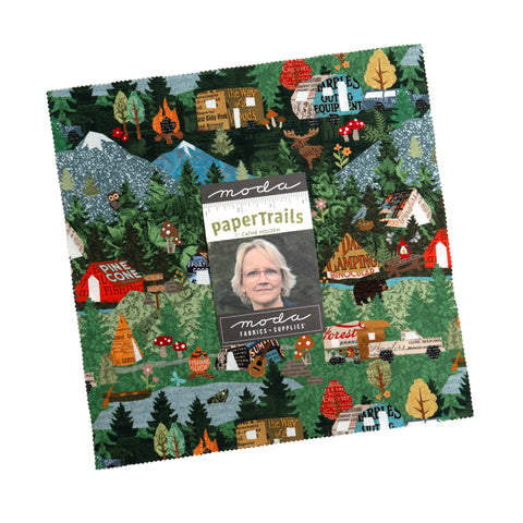 PREORDER Paper Trails Layer Cake by Cathe Holden for Moda Fabrics