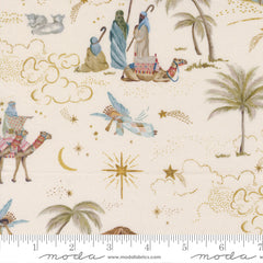 Silent Night Lamb Silent Night Landscape Yardage by Watercolour Heart for Moda Fabrics