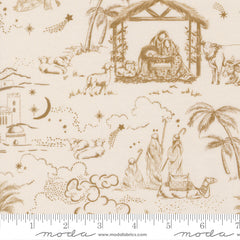 Silent Night Lamb Guided By A Star Yardage by Watercolour Heart for Moda Fabrics