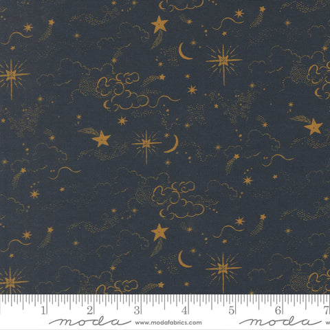 Silent Night Holy Night Holy Night Skies Yardage by Watercolour Heart for Moda Fabrics