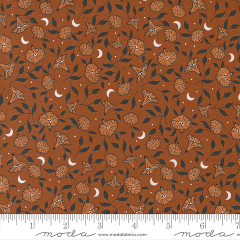 Spellbound Spice Moonflower Yardage by Sweetfire Road for Moda Fabrics