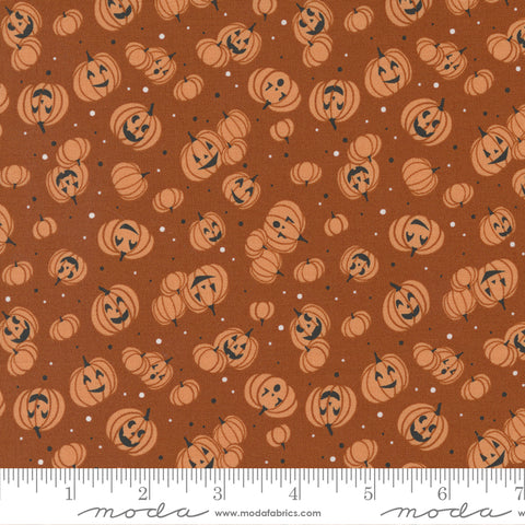 Spellbound Pumpkin Bootiful Grins Yardage by Sweetfire Road for Moda Fabrics