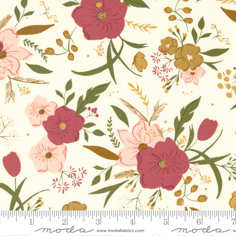 Evermore Lace Woodland Bouquet Yardage by Sweetfire Road for Moda Fabrics