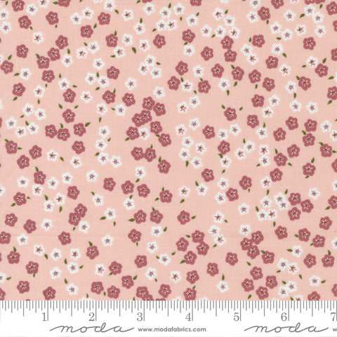 Evermore Strawberry Cream Forget Me Not Yardage by Sweetfire Road for Moda Fabrics